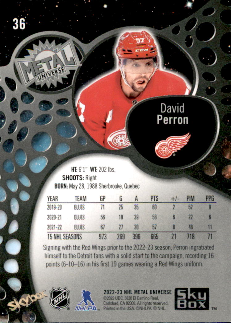 B5506- 2022-23 Metal Universe Hockey Card #s 1-200 -You Pick- 15+ FREE US SHIP