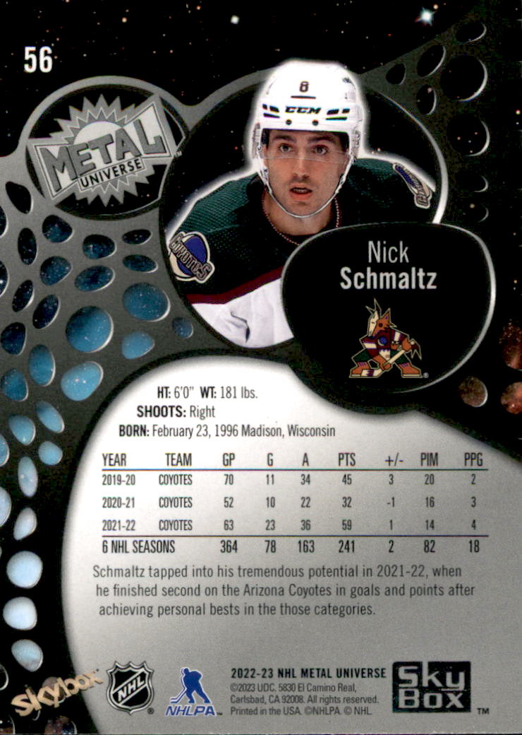 B5506- 2022-23 Metal Universe Hockey Card #s 1-200 -You Pick- 15+ FREE US SHIP