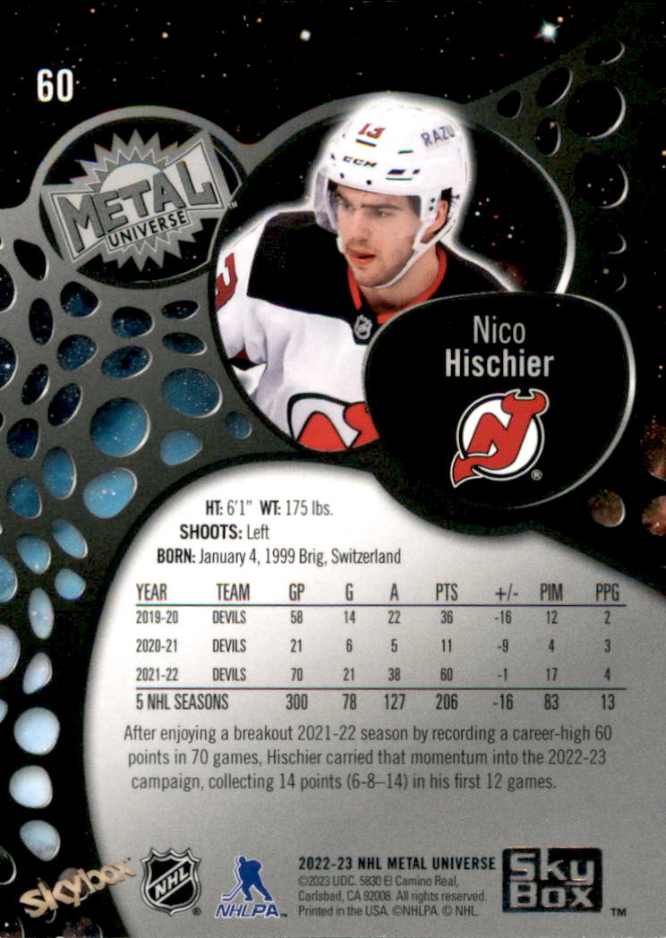 B5506- 2022-23 Metal Universe Hockey Card #s 1-200 -You Pick- 15+ FREE US SHIP