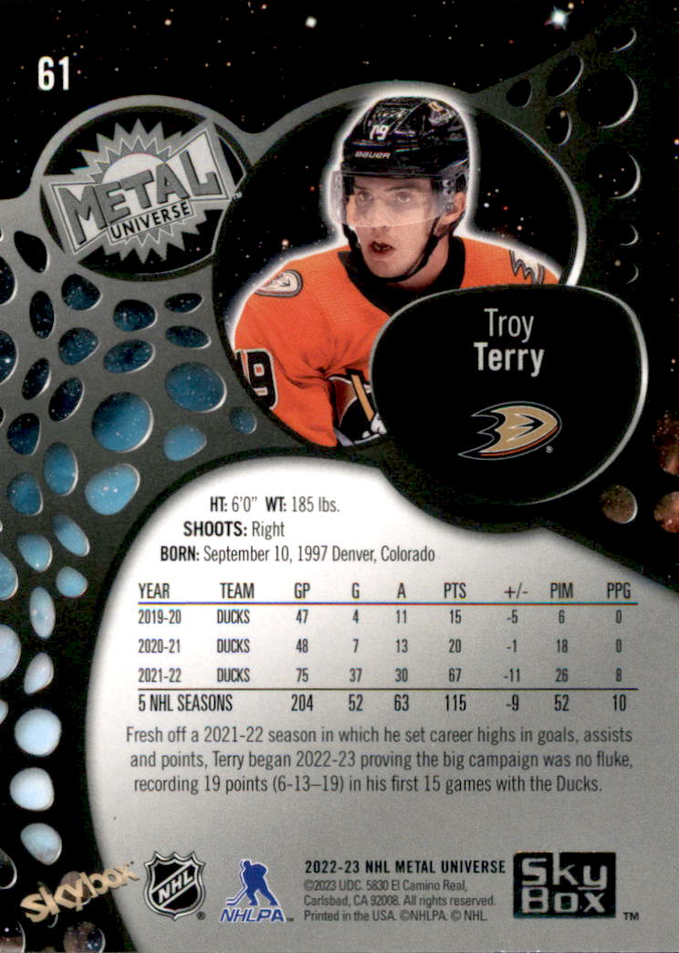 B5506- 2022-23 Metal Universe Hockey Card #s 1-200 -You Pick- 15+ FREE US SHIP