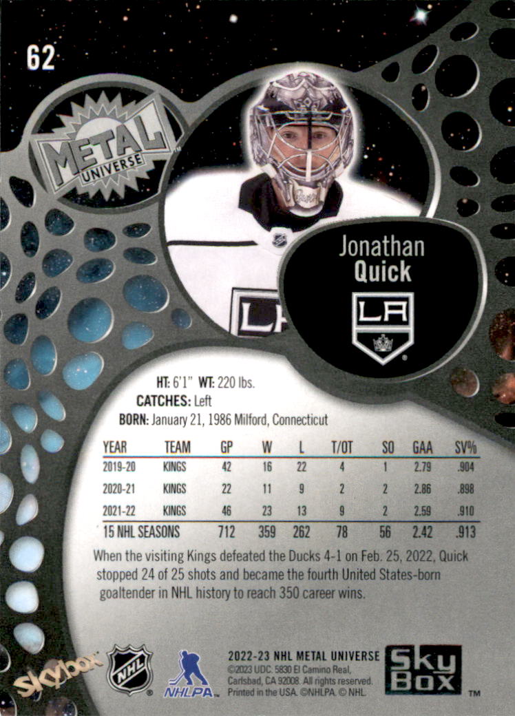 B5506- 2022-23 Metal Universe Hockey Card #s 1-200 -You Pick- 15+ FREE US SHIP