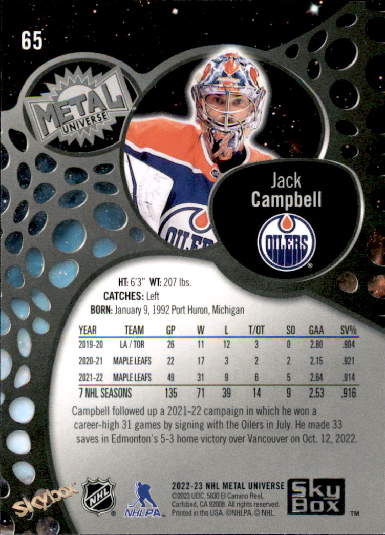 B5506- 2022-23 Metal Universe Hockey Card #s 1-200 -You Pick- 15+ FREE US SHIP