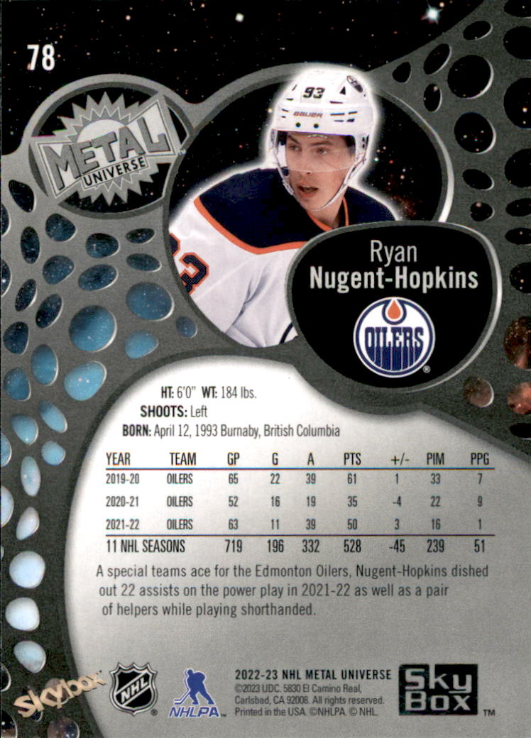 B5506- 2022-23 Metal Universe Hockey Card #s 1-200 -You Pick- 15+ FREE US SHIP