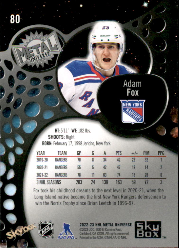 B5506- 2022-23 Metal Universe Hockey Card #s 1-200 -You Pick- 15+ FREE US SHIP