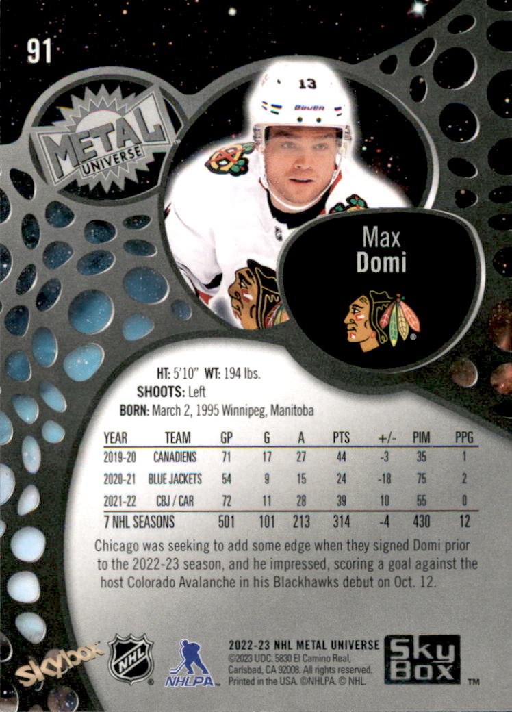 B5506- 2022-23 Metal Universe Hockey Card #s 1-200 -You Pick- 15+ FREE US SHIP