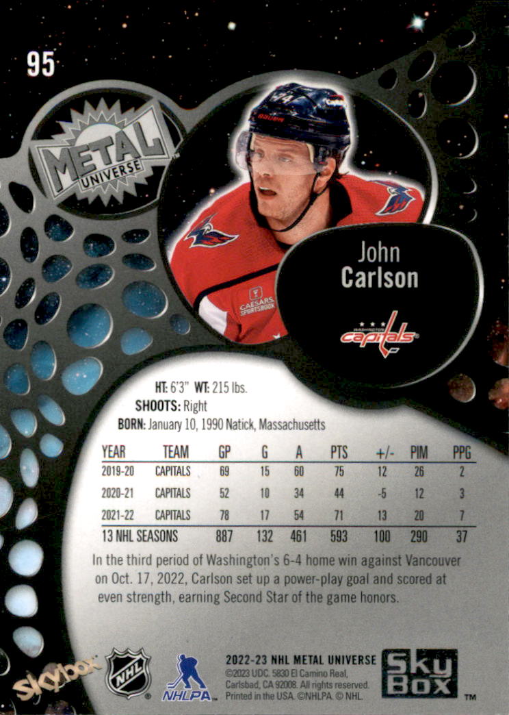 B5506- 2022-23 Metal Universe Hockey Card #s 1-200 -You Pick- 15+ FREE US SHIP