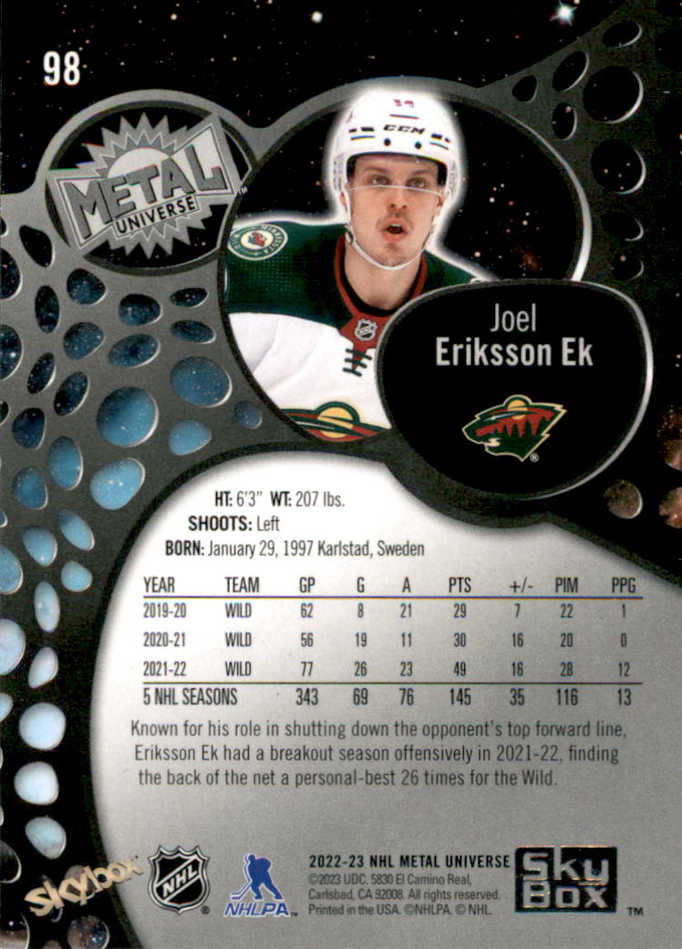 B5506- 2022-23 Metal Universe Hockey Card #s 1-200 -You Pick- 15+ FREE US SHIP