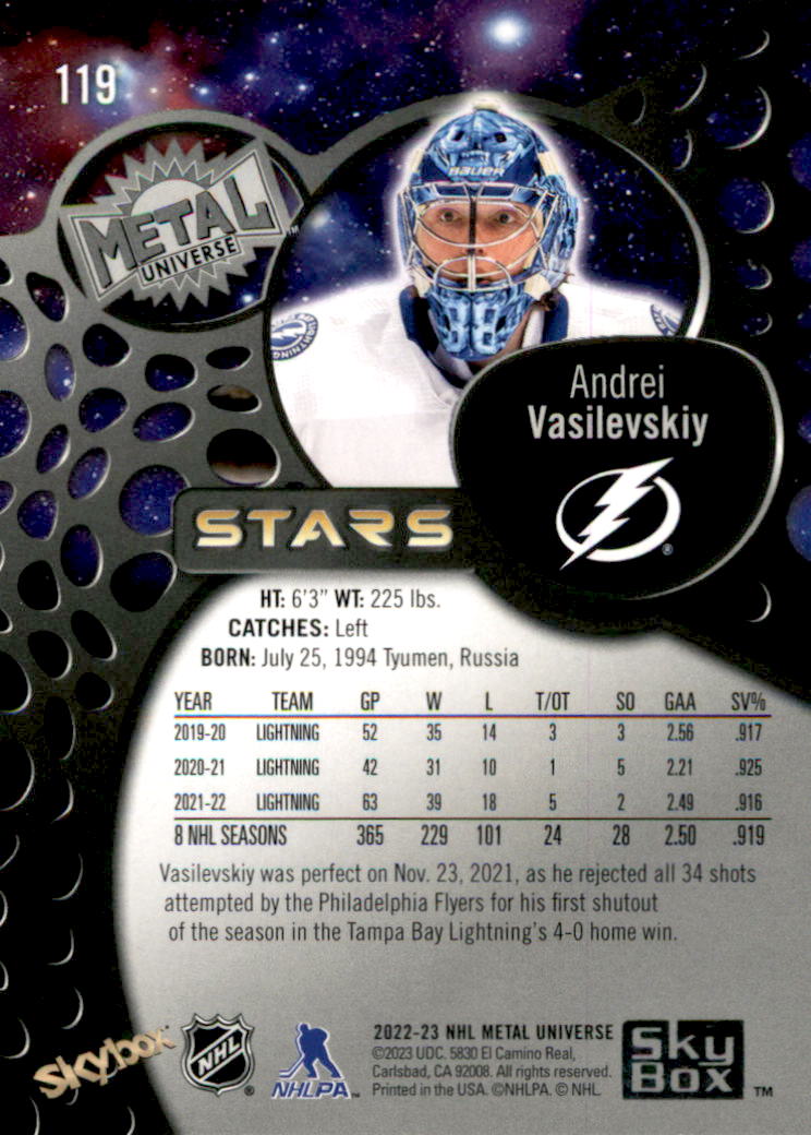 B5506- 2022-23 Metal Universe Hockey Card #s 1-200 -You Pick- 15+ FREE US SHIP