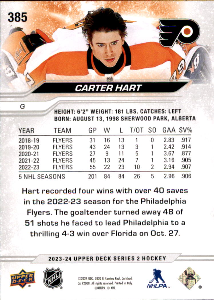 2023-24 Upper Deck Hockey Card Pick (Base) 336-593