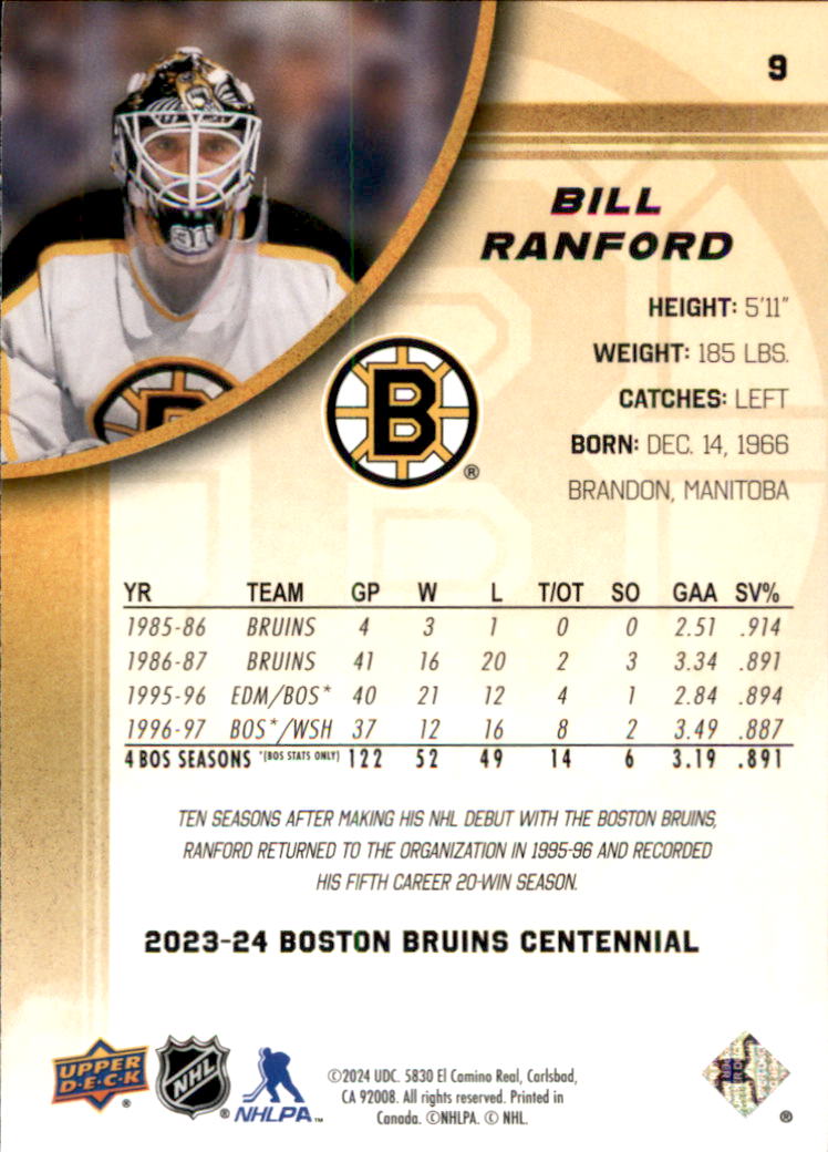 B5392- 2023-24 Upper Deck Bruins Centennial Hk Cards -You Pick- 15+ FREE US SHIP