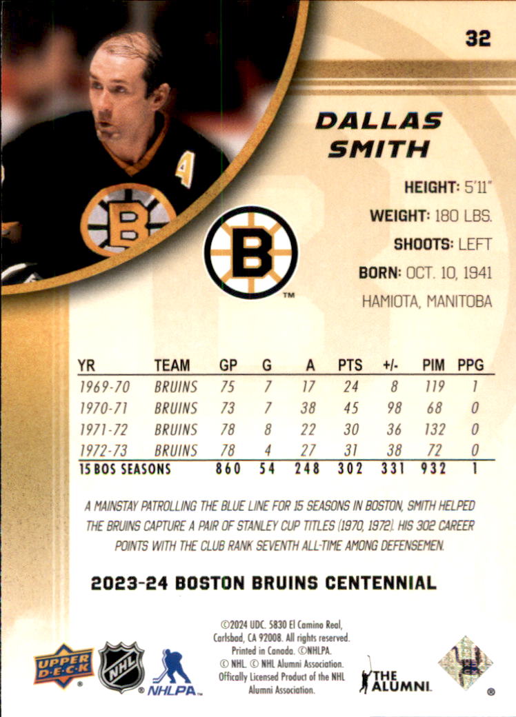 B5392- 2023-24 Upper Deck Bruins Centennial Hk Cards -You Pick- 15+ FREE US SHIP