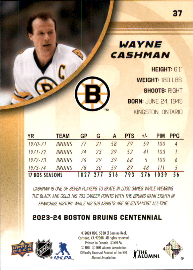 B5392- 2023-24 Upper Deck Bruins Centennial Hk Cards -You Pick- 15+ FREE US SHIP