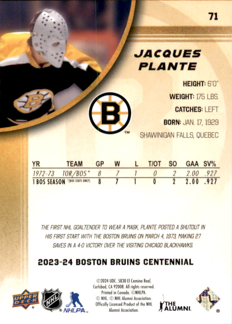 B5392- 2023-24 Upper Deck Bruins Centennial Hk Cards -You Pick- 15+ FREE US SHIP