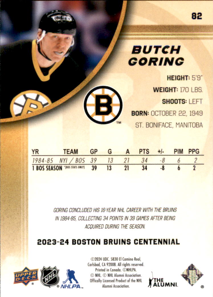 B5392- 2023-24 Upper Deck Bruins Centennial Hk Cards -You Pick- 15+ FREE US SHIP