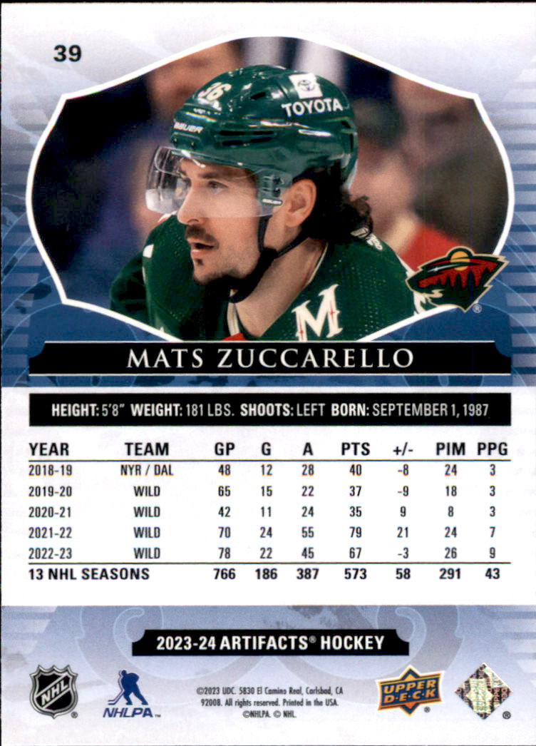 2023-24 Artifacts Hockey Card Pick (Base)