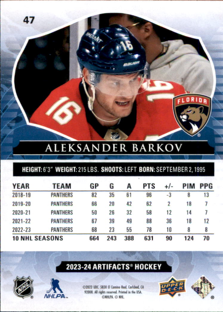 2023-24 Artifacts Hockey Card Pick (Base)