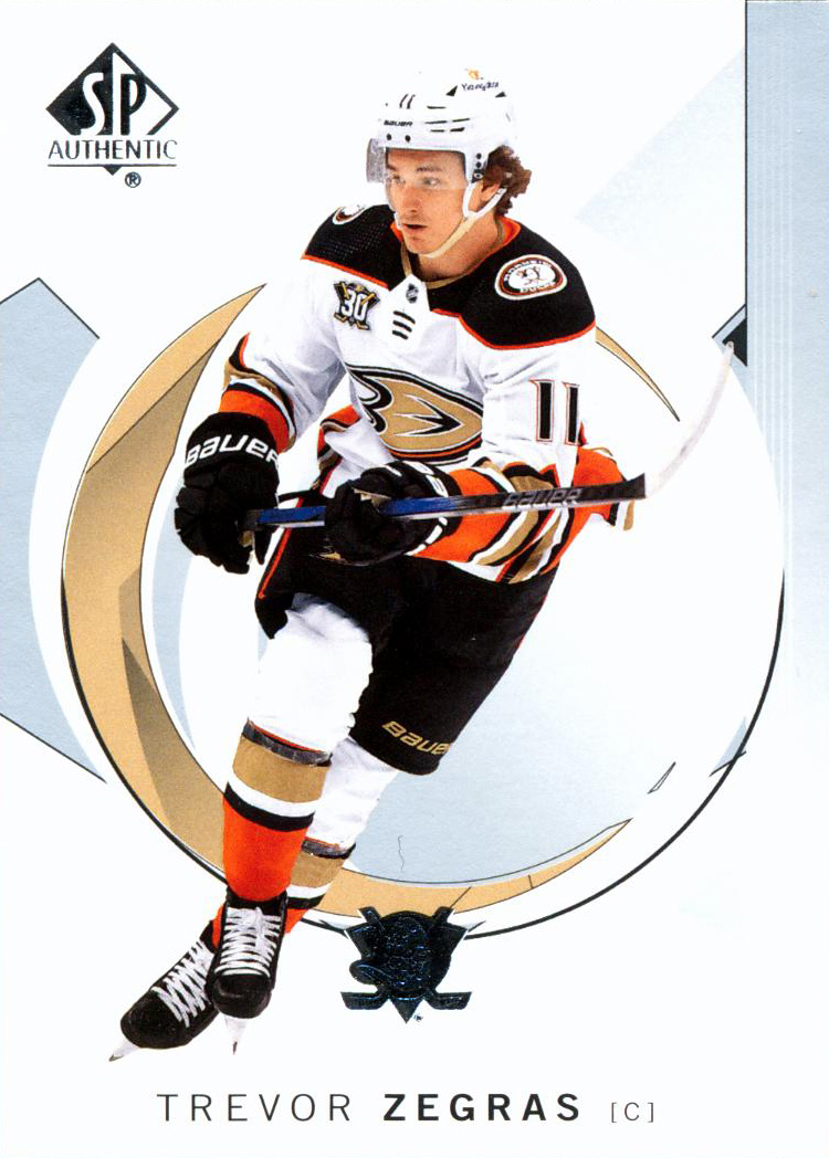 2024-25 SP Authentic #95 Trevor Zegras – HKY