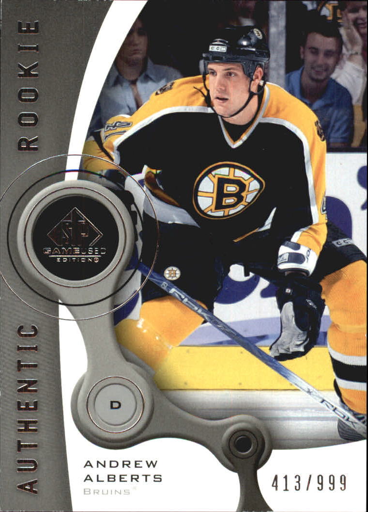 2005-06 SP Game Used #141 Andrew Alberts RC