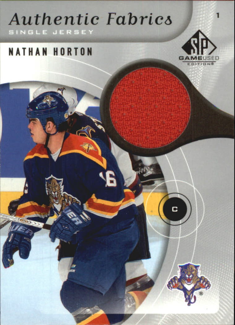 2005-06 SP Game Used Authentic Fabrics #AFNH Nathan Horton