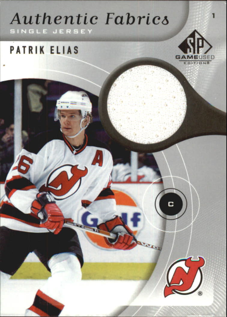 2005-06 SP Game Used Authentic Fabrics #AF-PE Patrik Elias