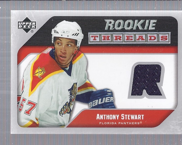 2005-06 Upper Deck Rookie Threads #RTAS Anthony Stewart