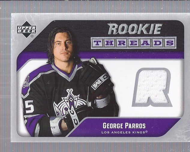 2005-06 Upper Deck Rookie Threads #RTGP George Parros back image