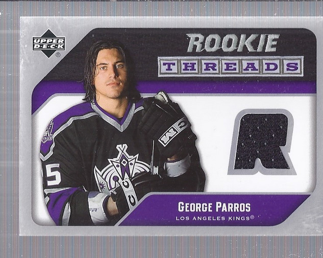 2005-06 Upper Deck Rookie Threads #RTGP George Parros