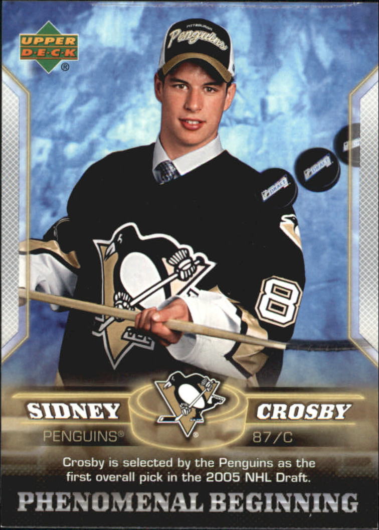 2005-06 Upper Deck Phenomenal Beginnings #1 Sidney Crosby
