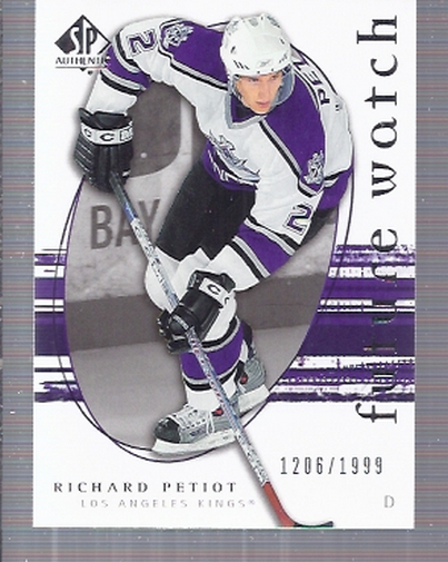 2005-06 SP Authentic #267 Richard Petiot RC back image