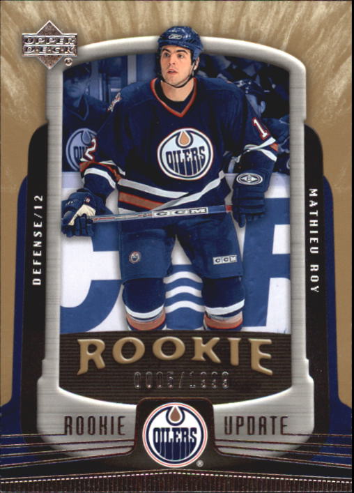 2005-06 Upper Deck Rookie Update #134 Mathieu Roy RC