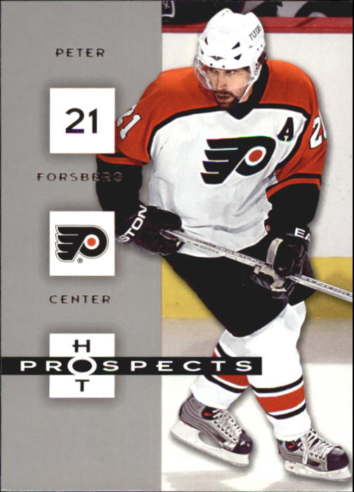 Peter Forsberg Cards (1995-2017) Avalanche Flyers Predators - You Choose