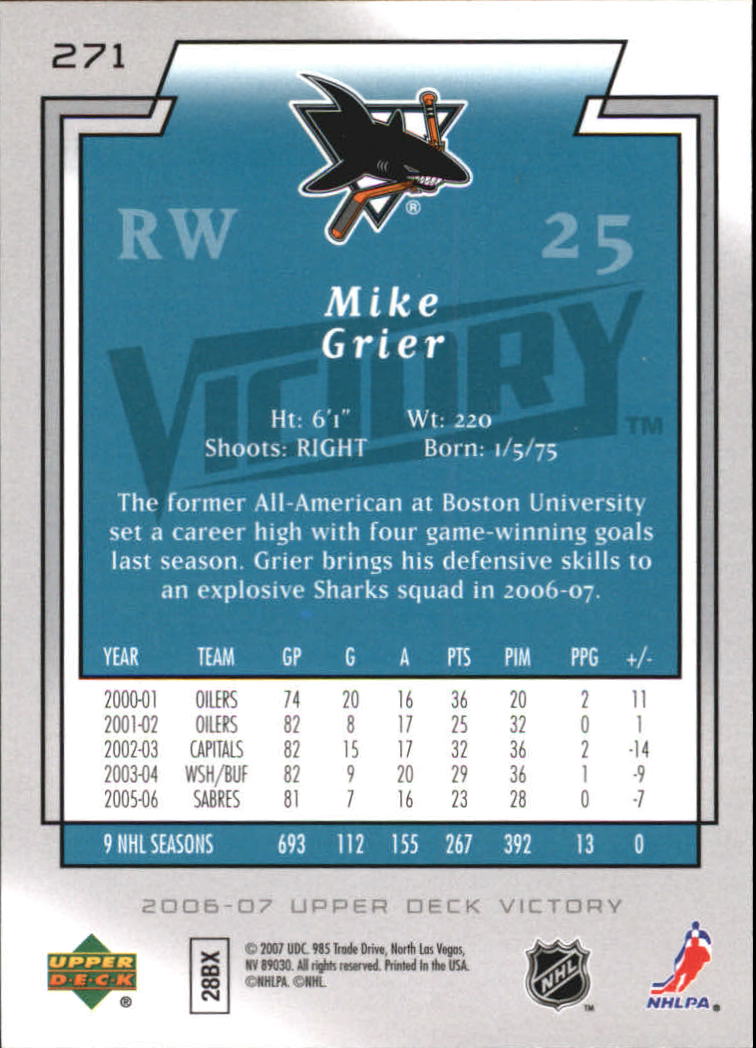 Sports Card Back