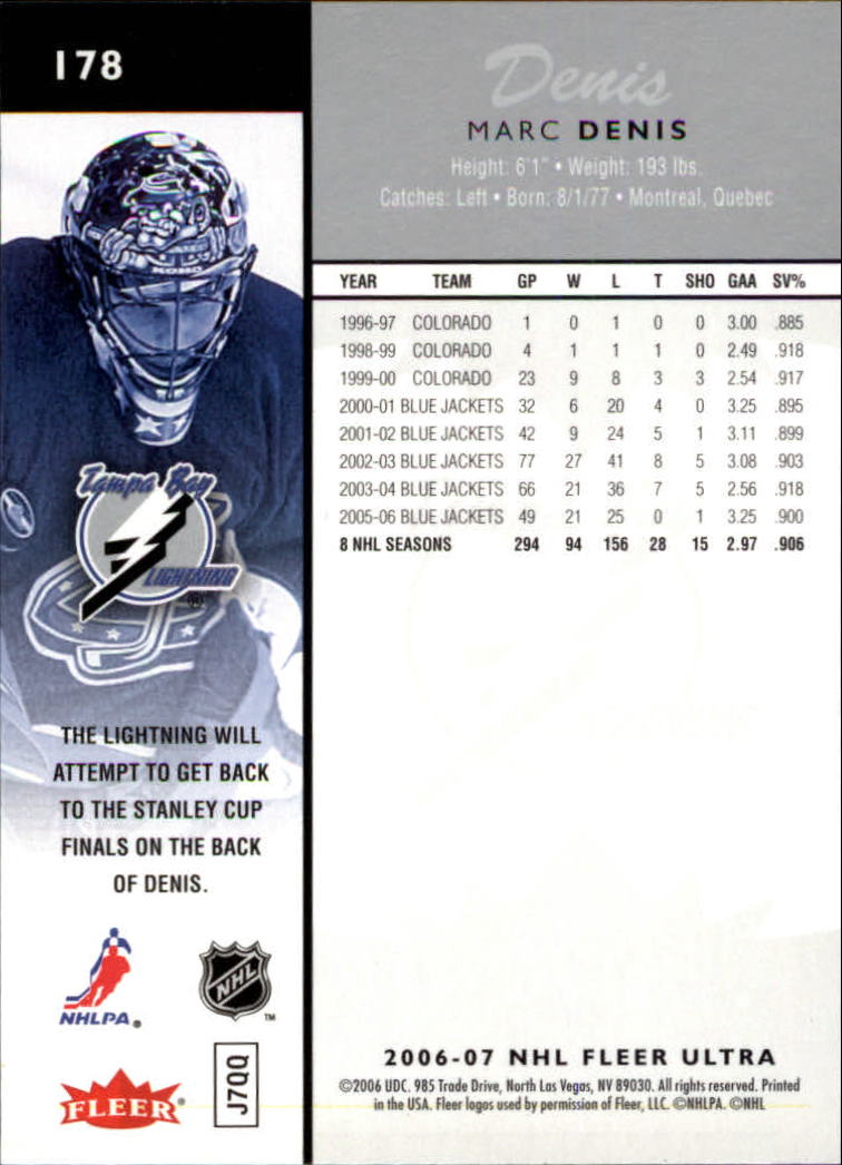 2006-07 Ultra Hockey Card Pick (Base) 101-251 - Picture 157 of 290