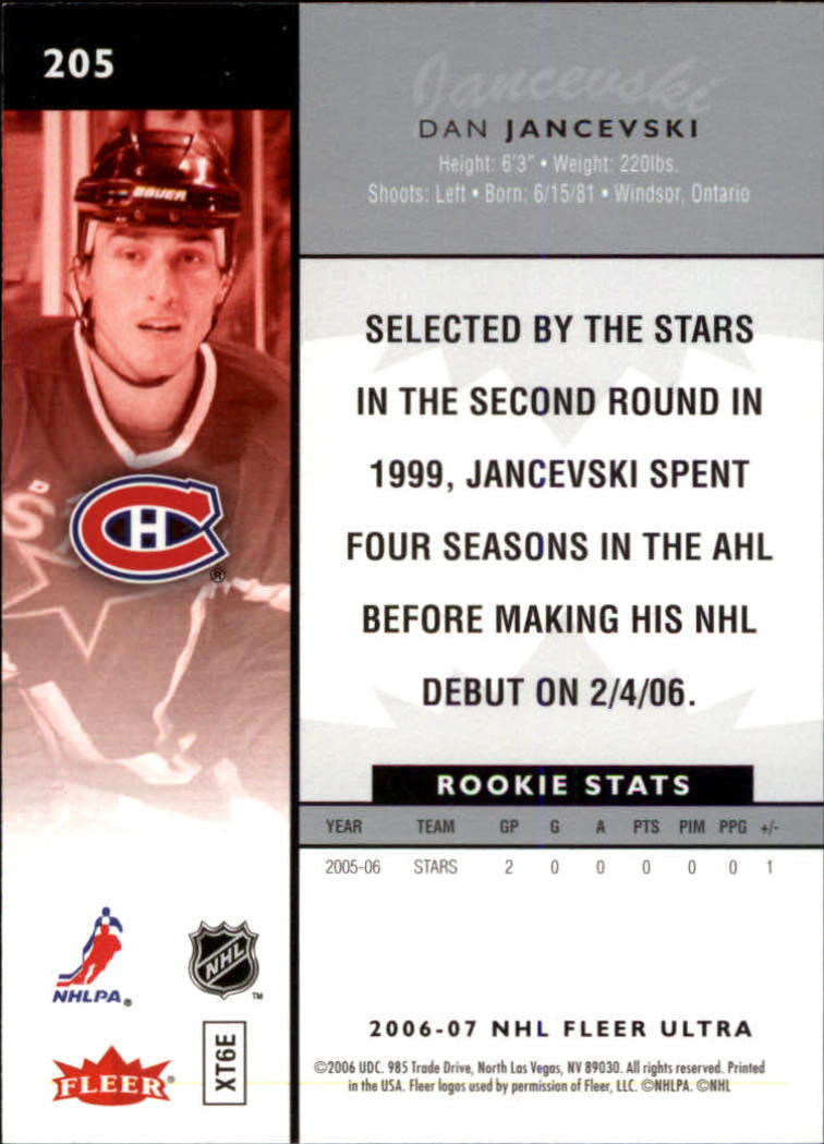 2006-07 Ultra Hockey Card Pick (Base) 101-251 - Picture 211 of 290