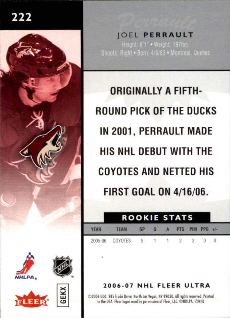 2006-07 Ultra Hockey Card Pick (Base) 101-251 - Picture 244 of 290