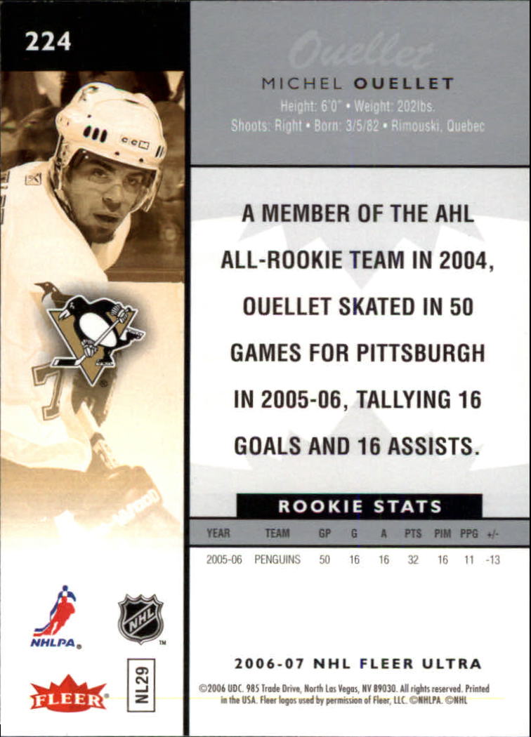 2006-07 Ultra Hockey Card Pick (Base) 101-251 - Picture 248 of 290