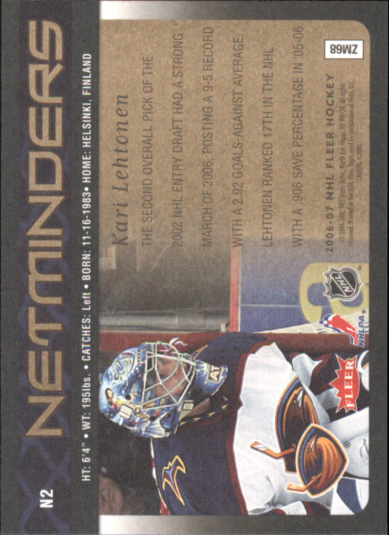 2006-07 Fleer Hockey Card Pick (Inserts)