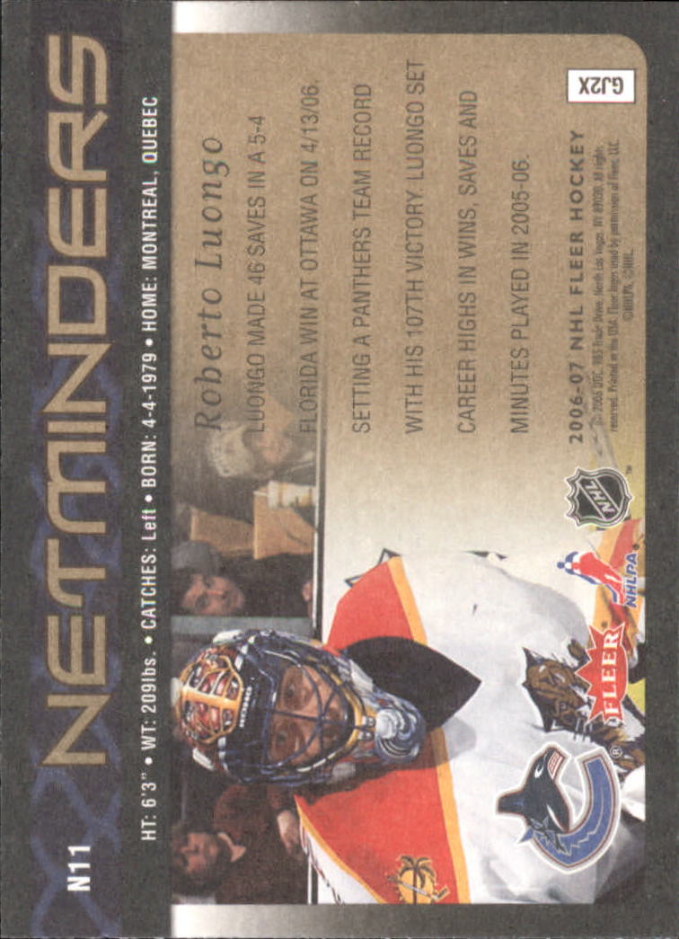 2006-07 Fleer Hockey Card Pick (Inserts)