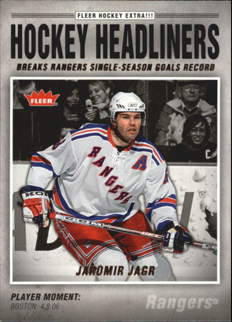 2006-07 Fleer Hockey Headliners #HL21 Jaromir Jagr