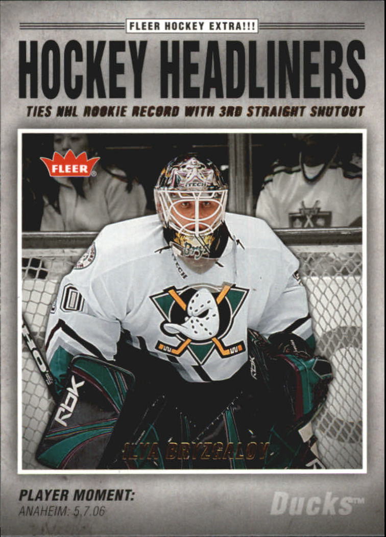 2006-07 Fleer Hockey Card Pick (Inserts)