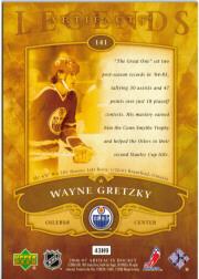 2006-07 Artifacts #141 Wayne Gretzky LEG back image