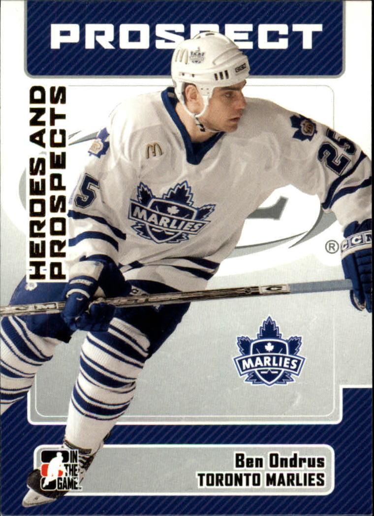 2006-07 ITG Heroes and Prospects #39 Ben Ondrus