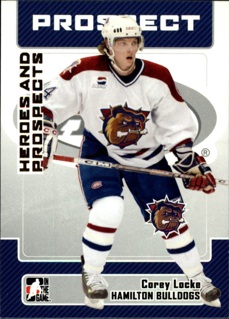2006-07 ITG Heroes and Prospects #71 Corey Locke