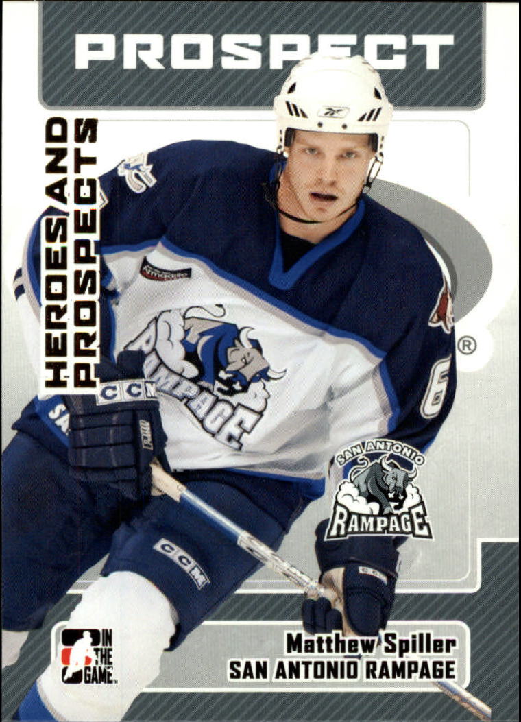 2006-07 ITG Heroes and Prospects #77 Matthew Spiller