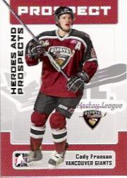 2006-07 ITG Heroes and Prospects #197 Cody Franson