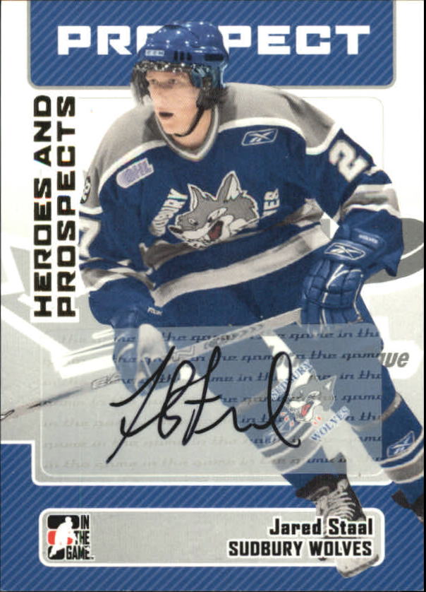 2006-07 ITG Heroes and Prospects Autographs #AJAS Jared Staal