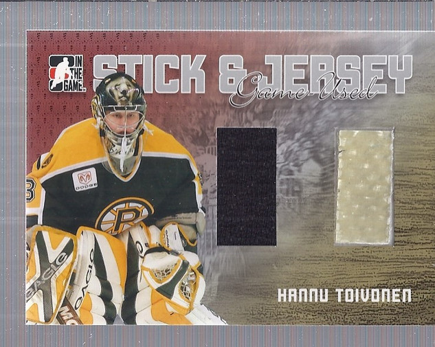 2006-07 ITG Heroes and Prospects Sticks and Jerseys #SJ18 Hannu Toivonen
