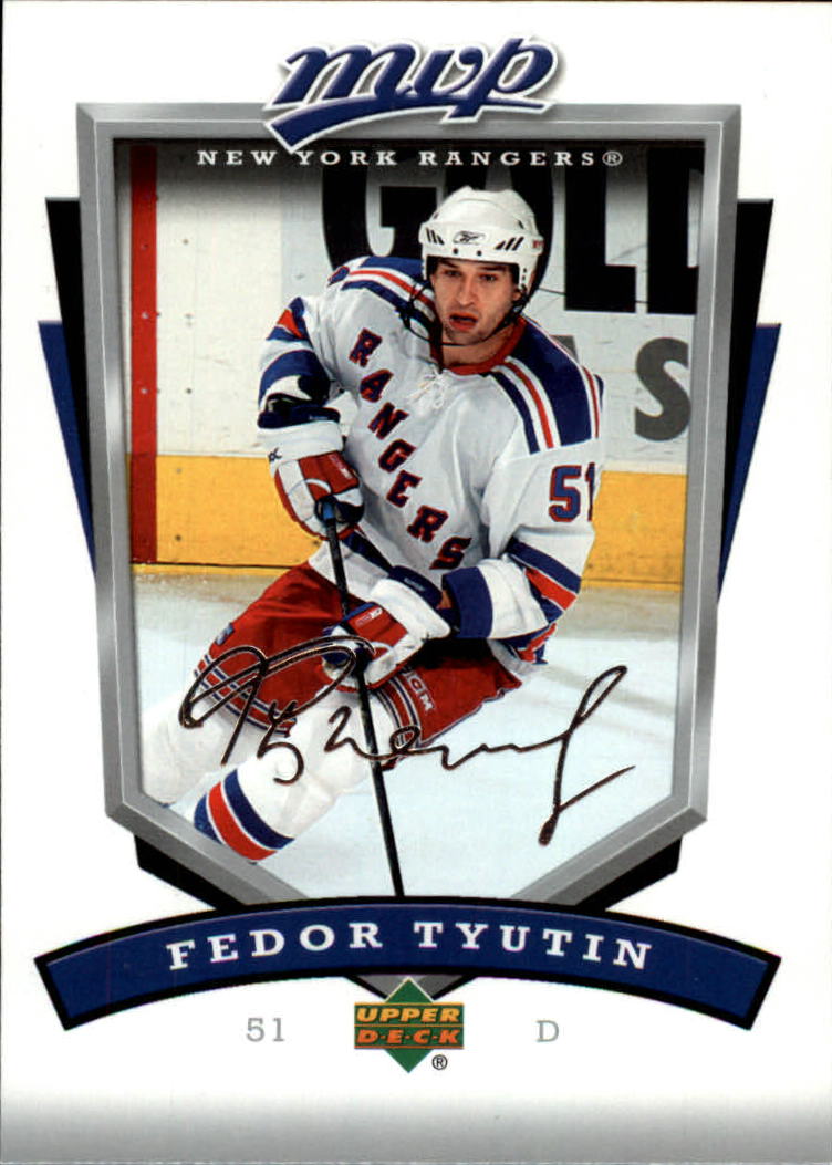 2006-07 Upper Deck MVP #200 Fedor Tyutin