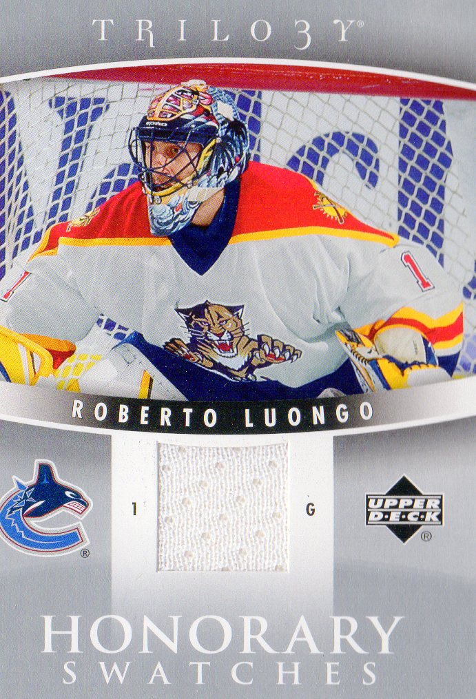 2006-07 Upper Deck Trilogy Honorary Swatches #HSRL Roberto Luongo
