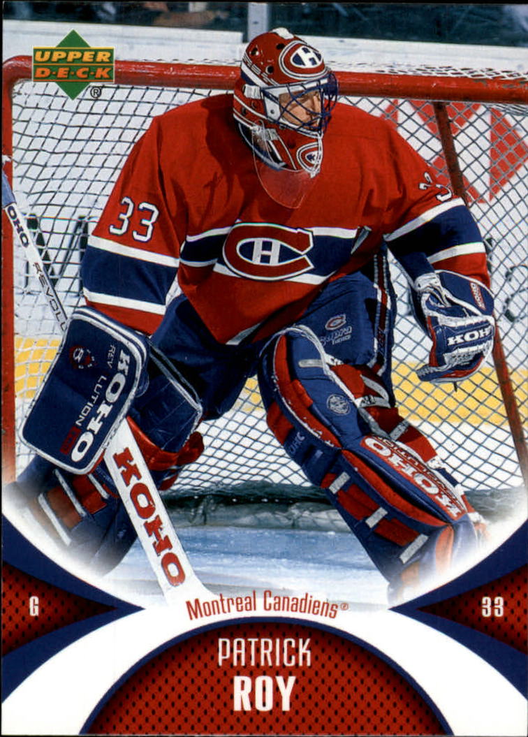 2006-07 UD Mini Jersey Collection #56 Patrick Roy